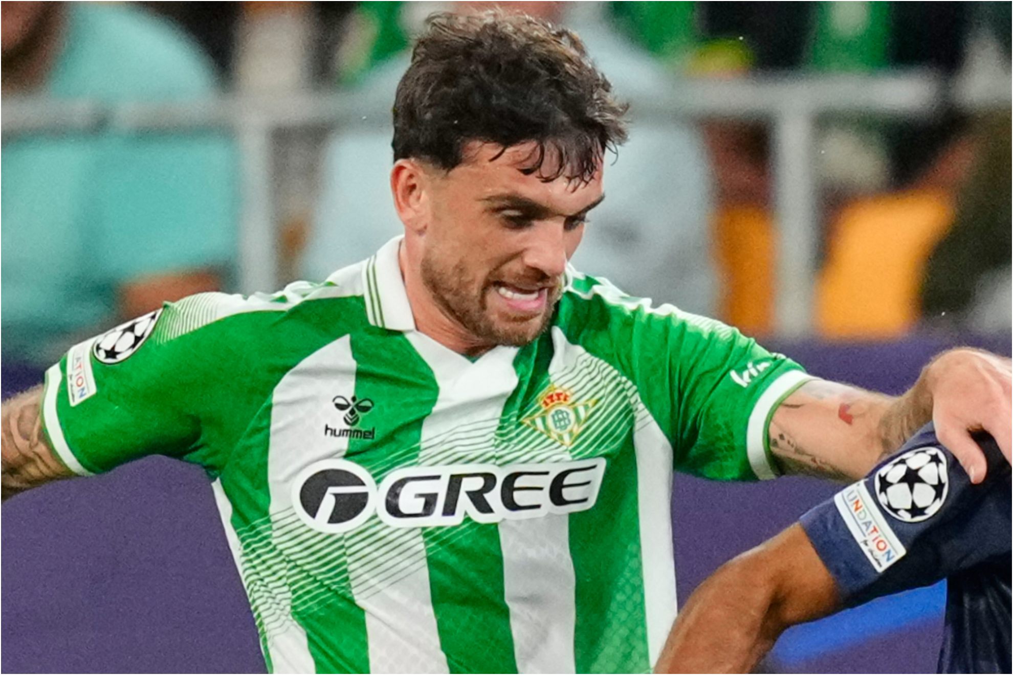 Parrott, en el partido ante el Feyenoord.