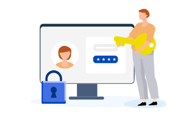 Accedi e registrati da desktop