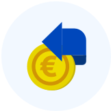 Immagine stilizzata dell'euro